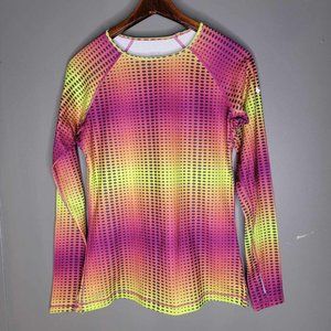 Nike Pro Thermal Long Sleeve Shirt Women's Medium Multicolor